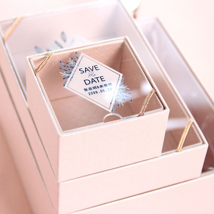 Acryl geschenkdozen